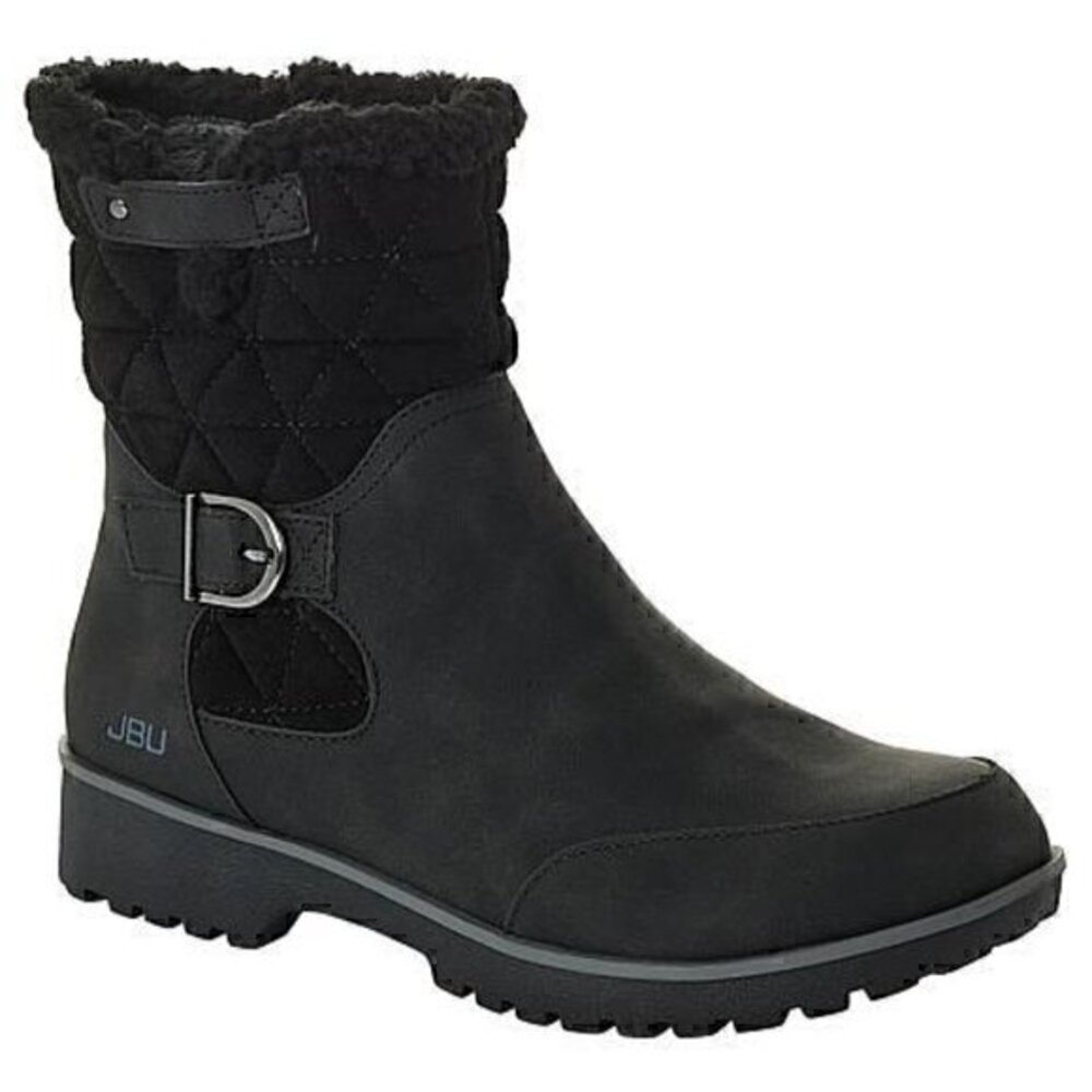 JBU by JAMBU  Gabriella Water Resistant Moto Boot  BLACK 8 W